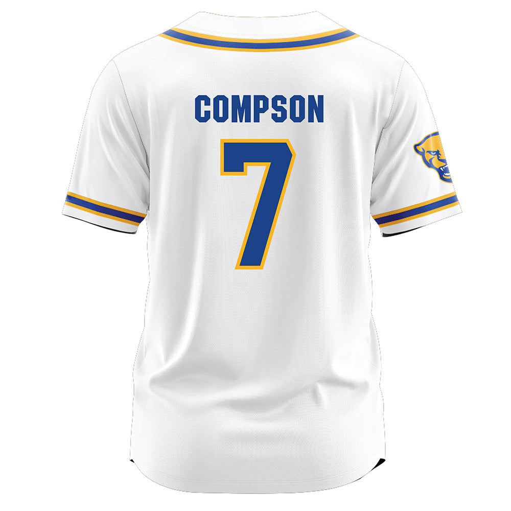 Pittsburgh - NCAA Softball : Cameron Compson - White Jersey-1