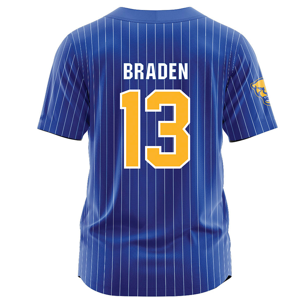 Pittsburgh - NCAA Softball : Ahmari Braden - Blue Jersey-1