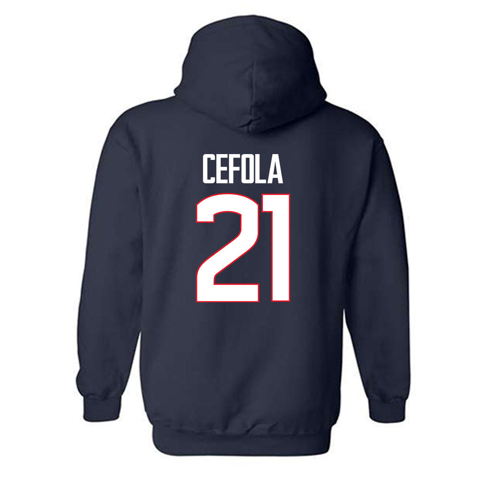 UConn - NCAA Softball : Bella Cefola - Hooded Sweatshirt-1