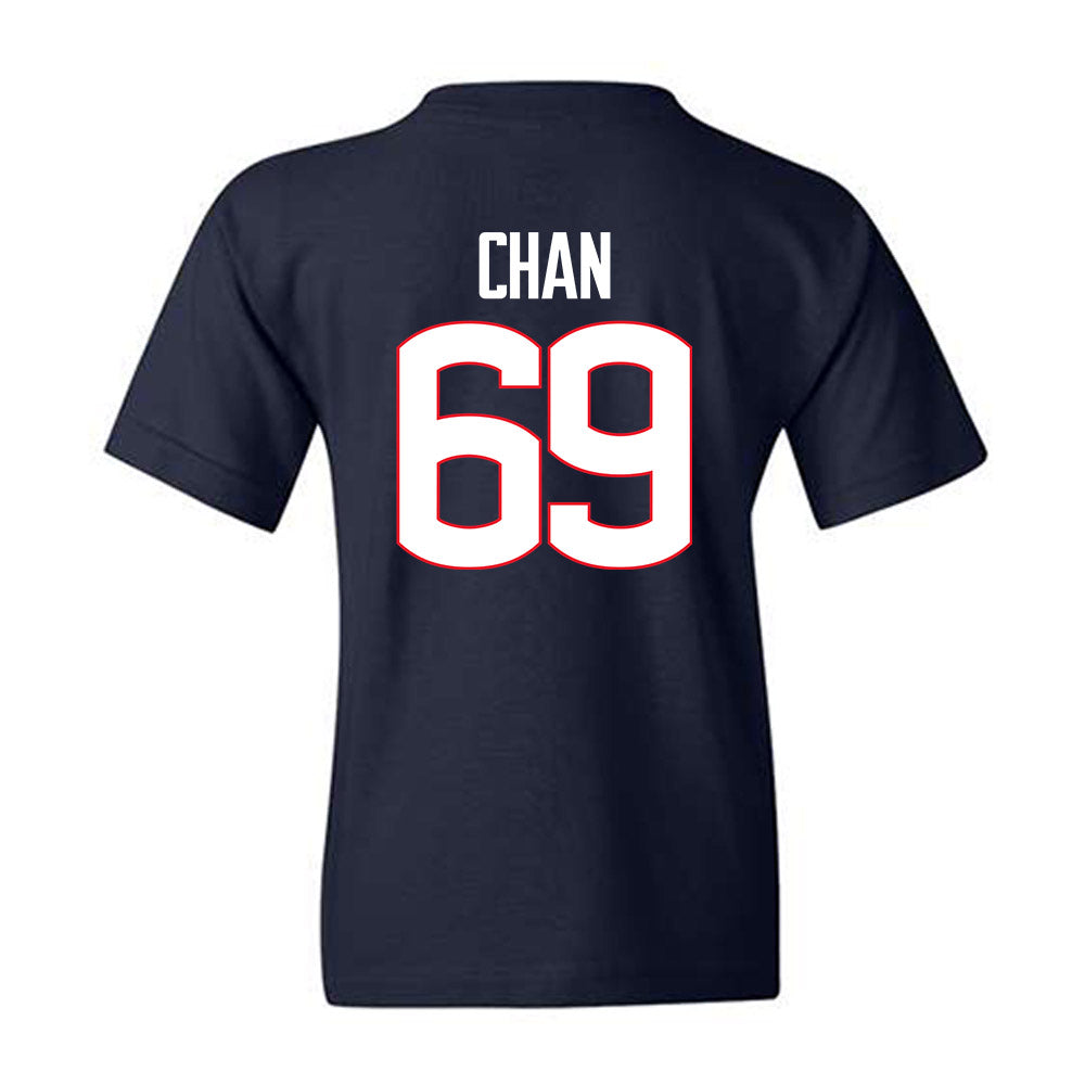 UConn - NCAA Football : Ty Chan - Youth T-Shirt-1