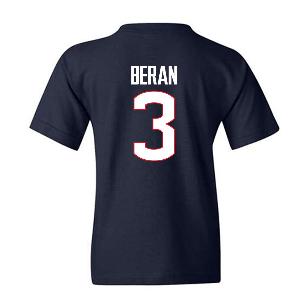 UConn - NCAA Women's Lacrosse : Abigail Beran - Youth T-Shirt-1