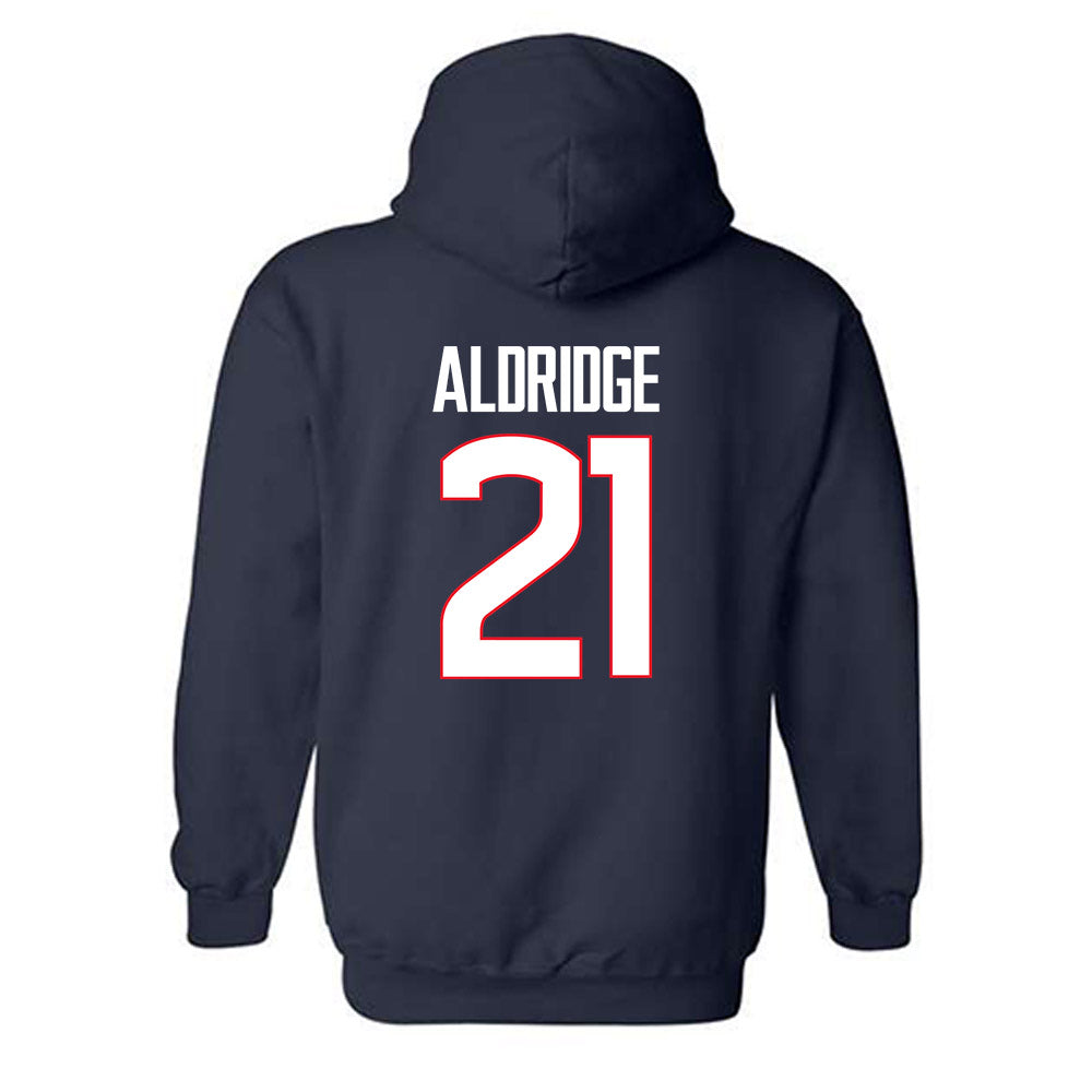 UConn - NCAA Men's Soccer : Maquan Aldridge - Hooded Sweatshirt-1