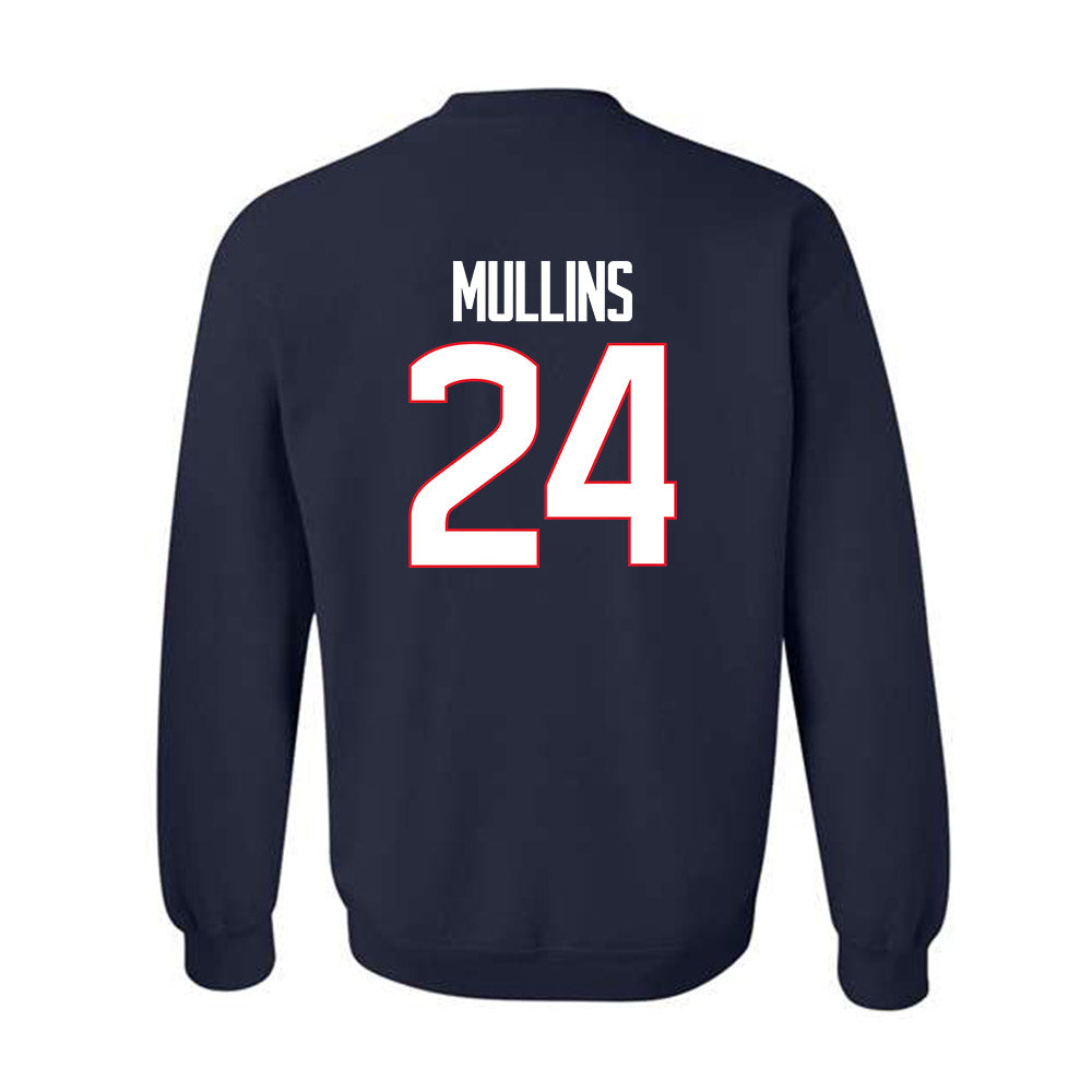 UConn - NCAA Men's Basketball : Braylon Mullins - Crewneck Sweatshirt-1