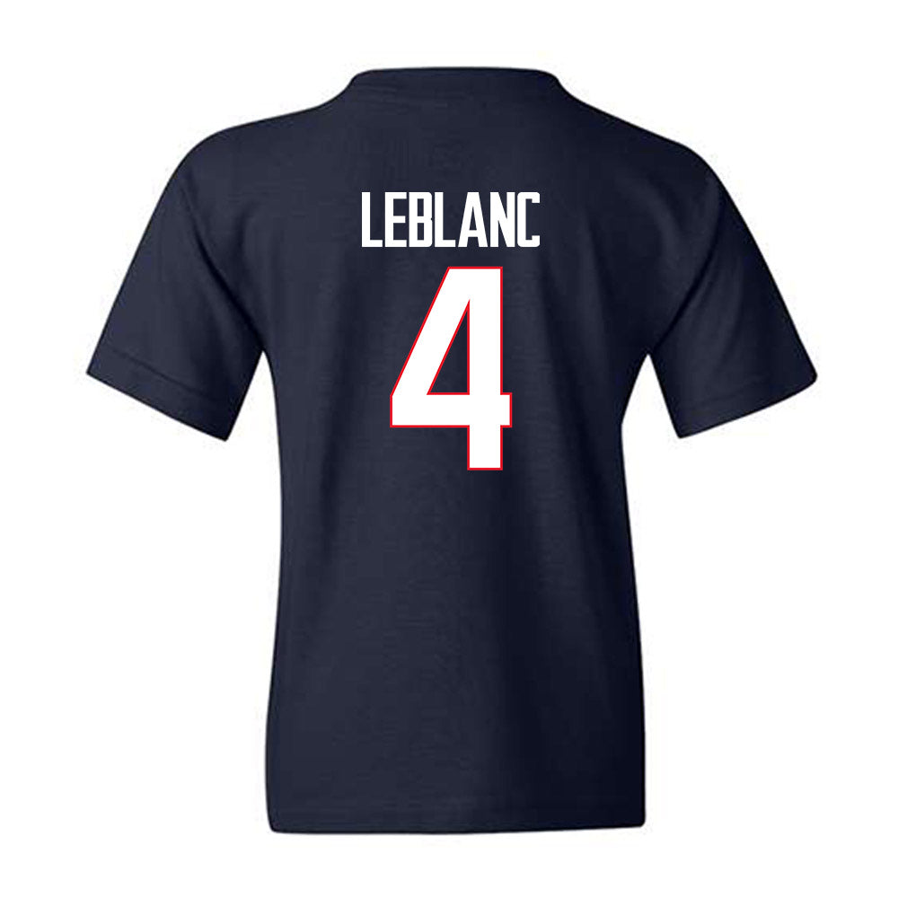 UConn - NCAA Women's Soccer : Lydia LeBlanc - Youth T-Shirt-1