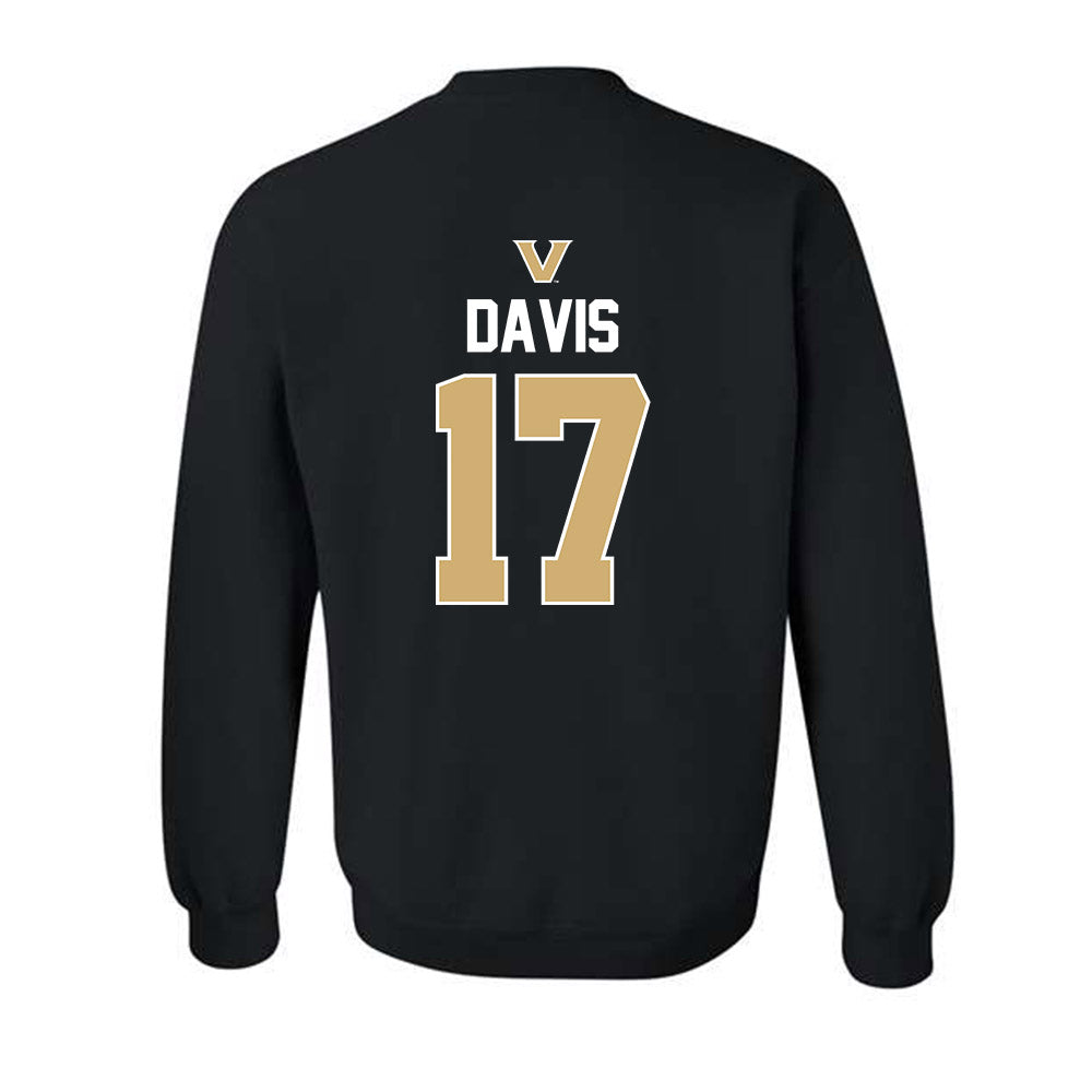 Vanderbilt - NCAA Football : Mark Davis - Sports Mom Classic Shersey Crewneck Sweatshirt-1