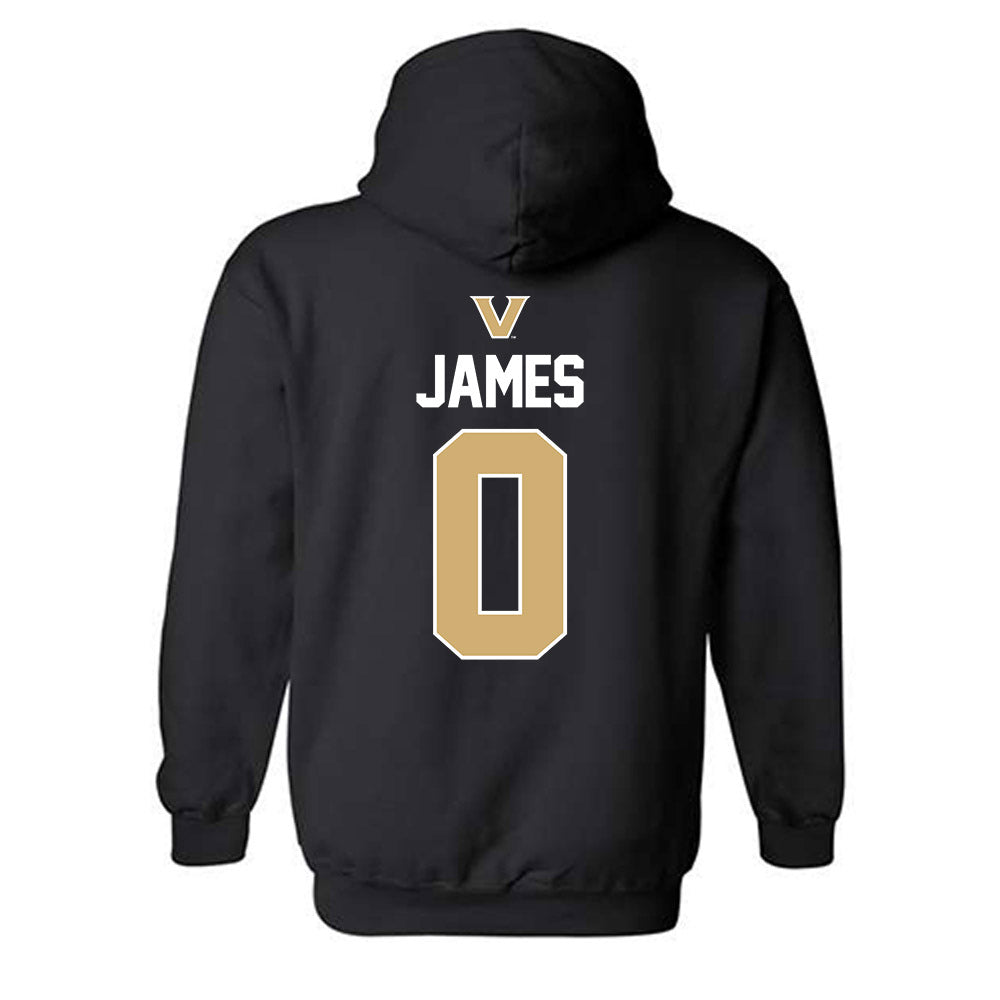 Vanderbilt - NCAA Men's Basketball : Michael James - Sports Mom Classic Shersey Hooded Sweatshirt-1