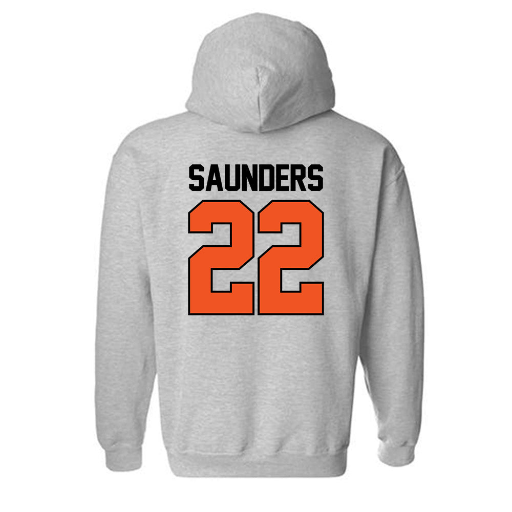 Oklahoma State - NCAA Baseball : Evan Saunders - Sports Mom Hooded Sweatshirt-1