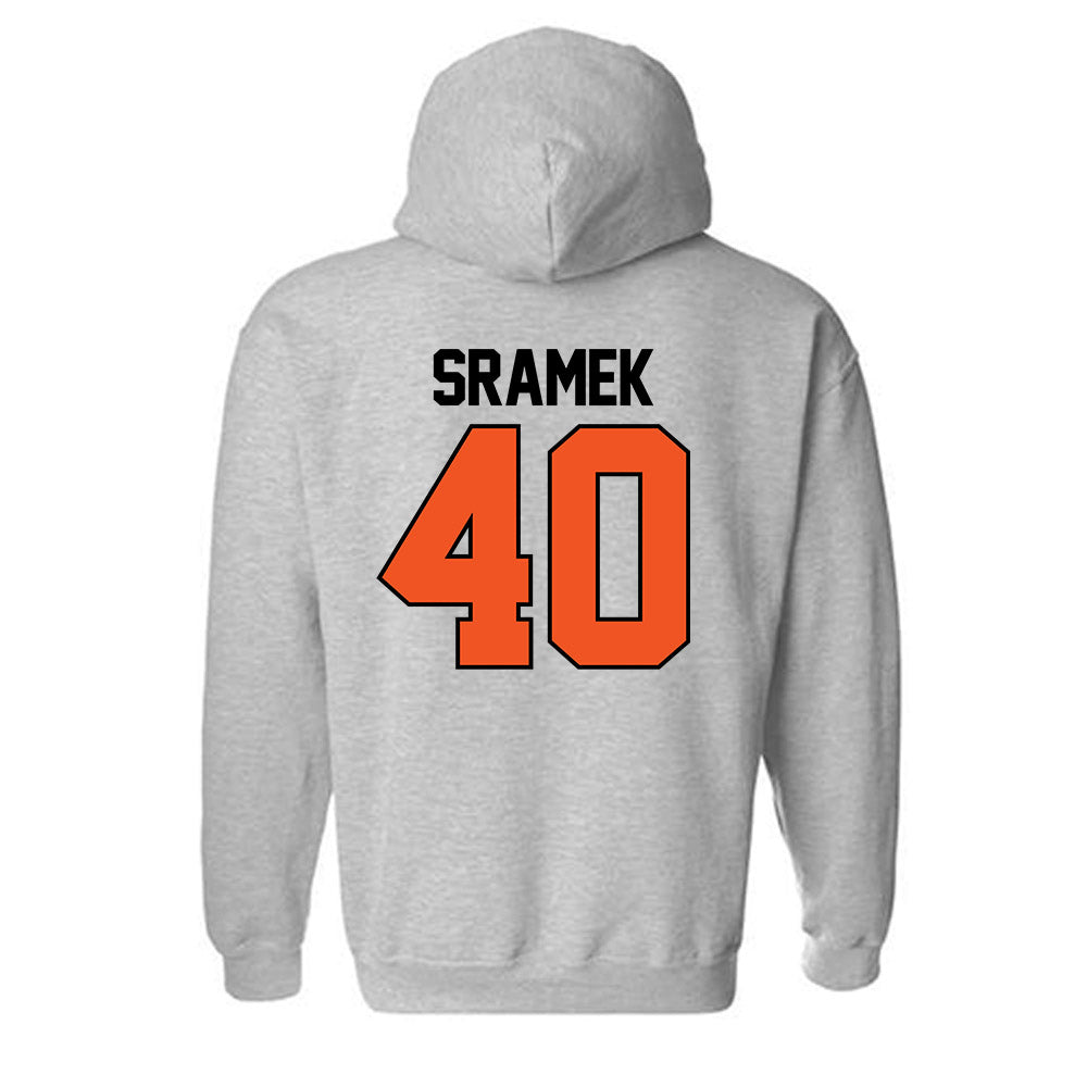 Oklahoma State - NCAA Baseball : Caden Sramek - Sports Mom Hooded Sweatshirt-1