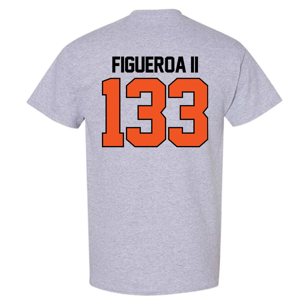 Oklahoma State - NCAA Wrestling : Richard Figueroa II - Sports Mom T-Shirt-1