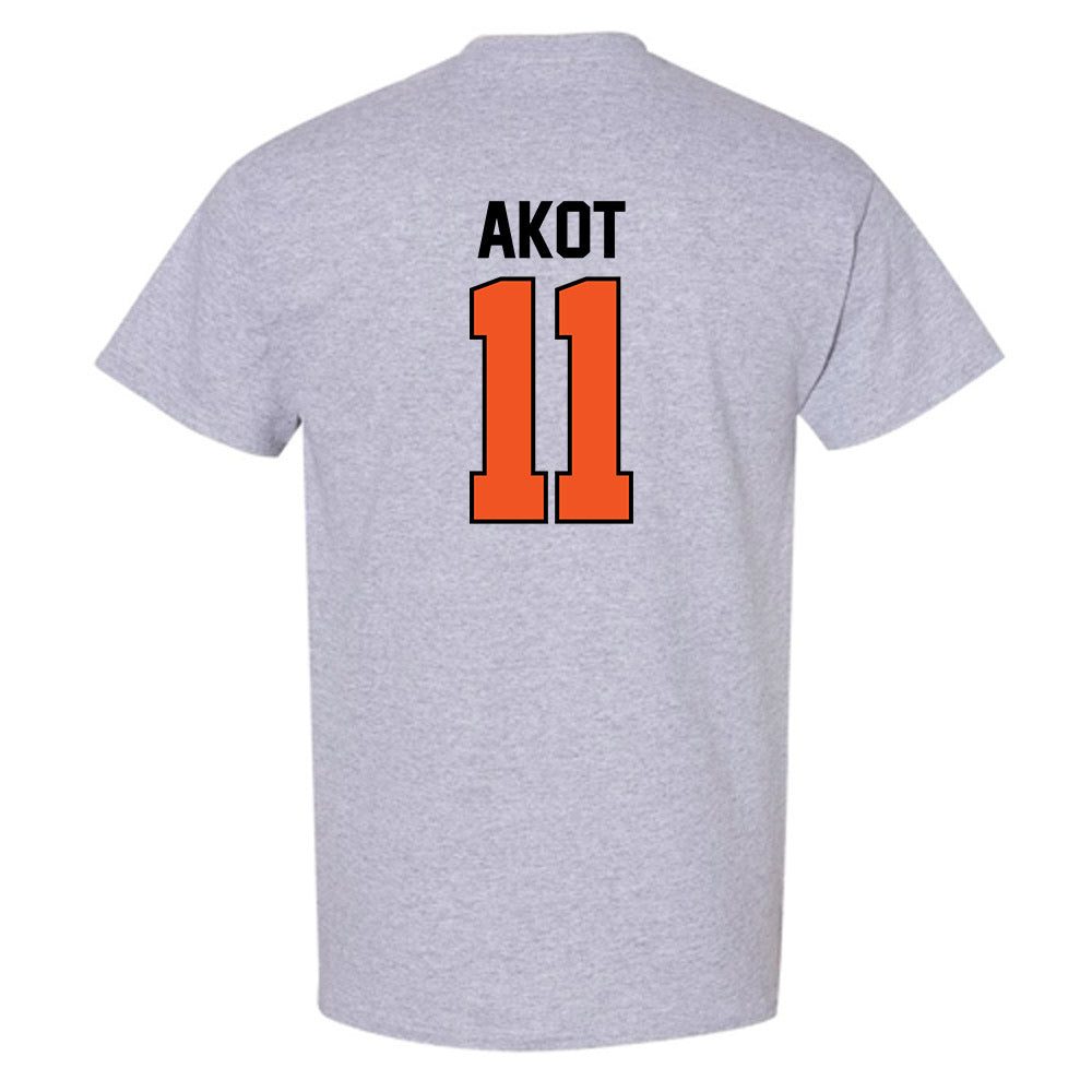 Oklahoma State - NCAA Women's Basketball : Achol Akot - Sports Mom T-Shirt-1