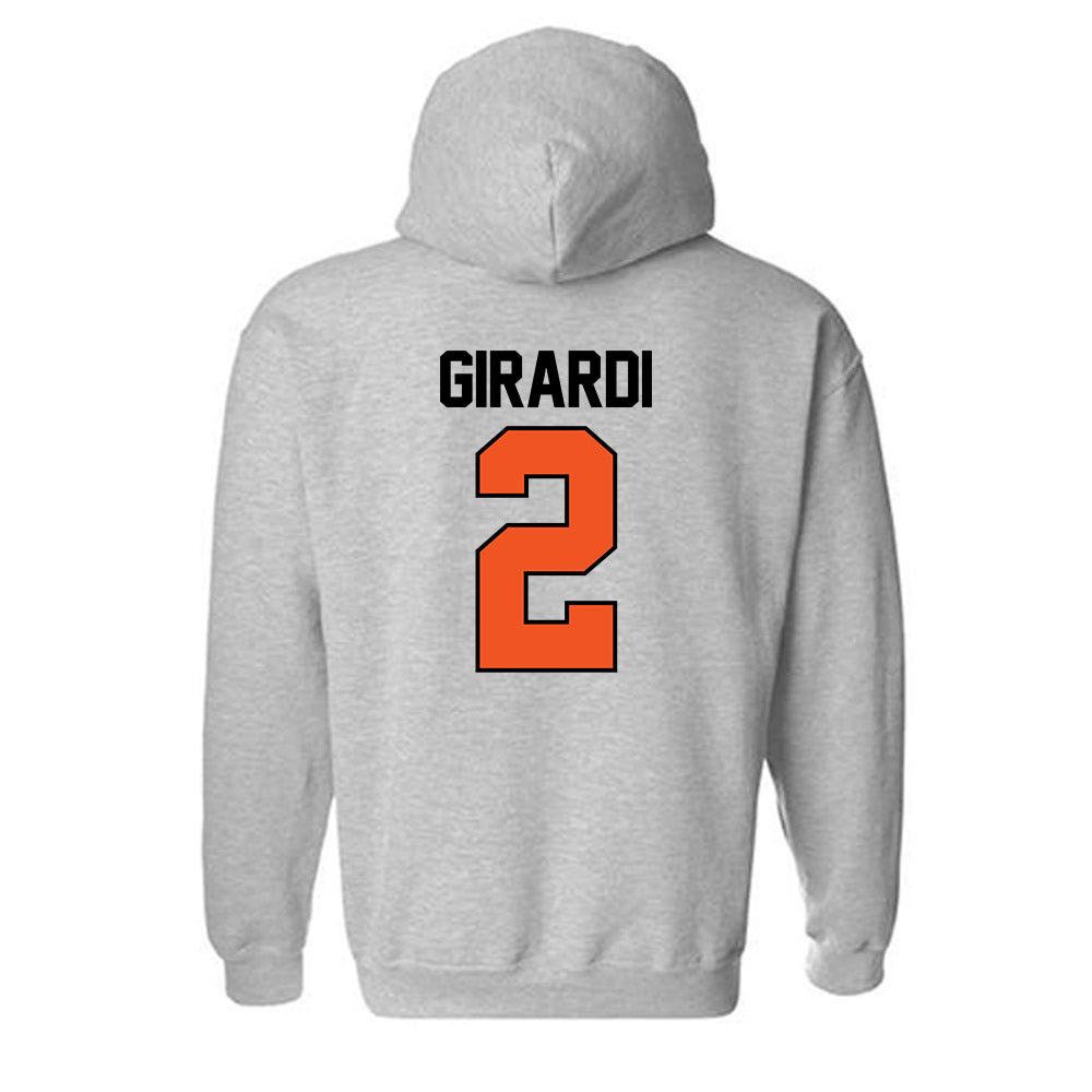Oklahoma State - NCAA Women's Basketball : Lena Girardi - Sports Mom Hooded Sweatshirt-1