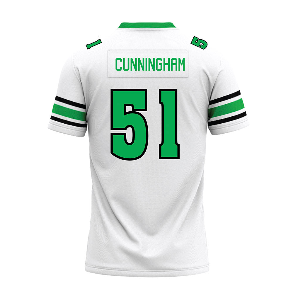 Marshall - NCAA Football : Jaxson Cunningham - White Premium Football Jersey-1