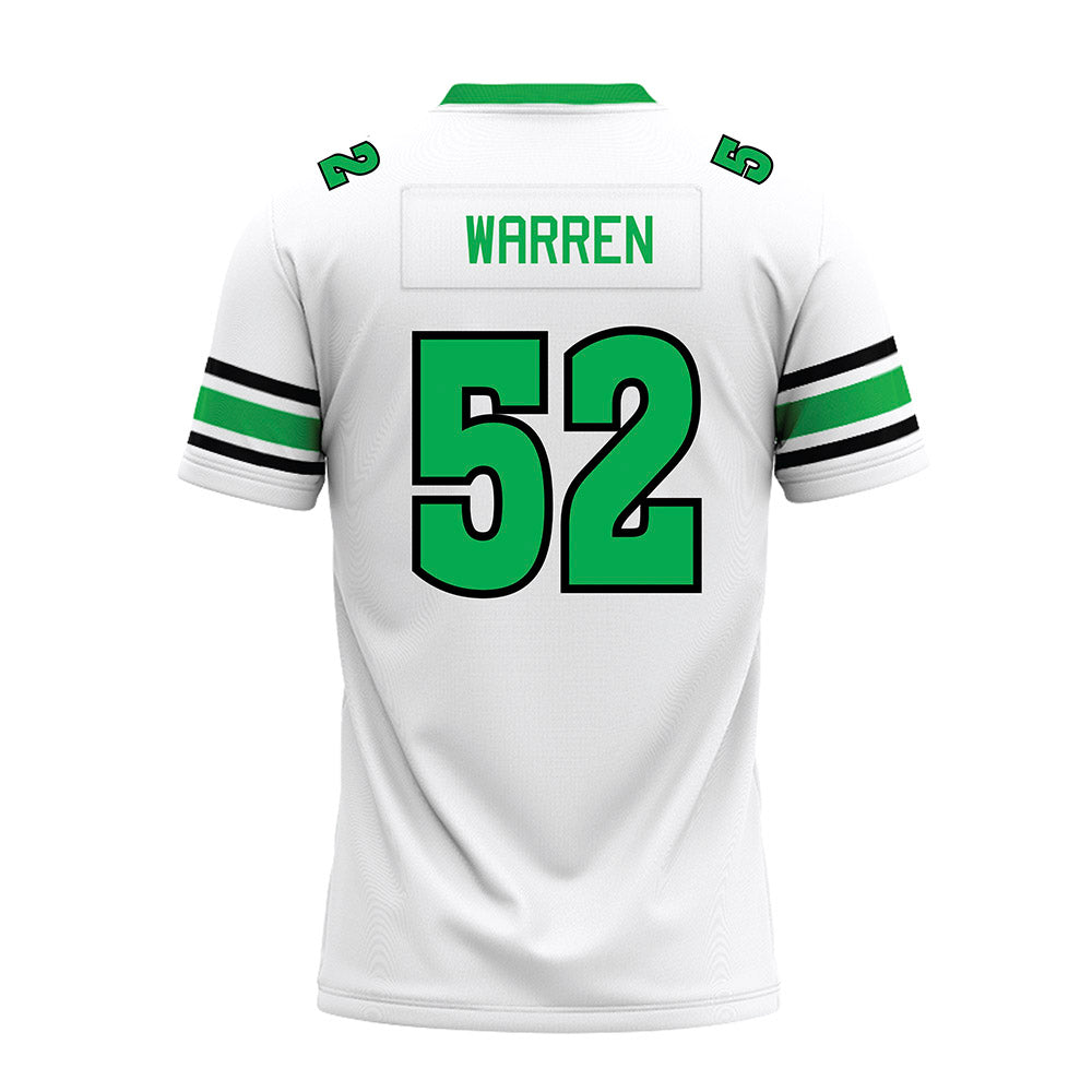 Marshall - NCAA Football : Mikailin Warren - White Premium Football Jersey-1