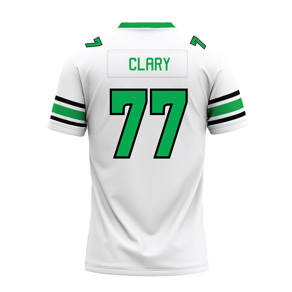 Marshall - NCAA Football : Isaac Clary - White Premium Football Jersey-1