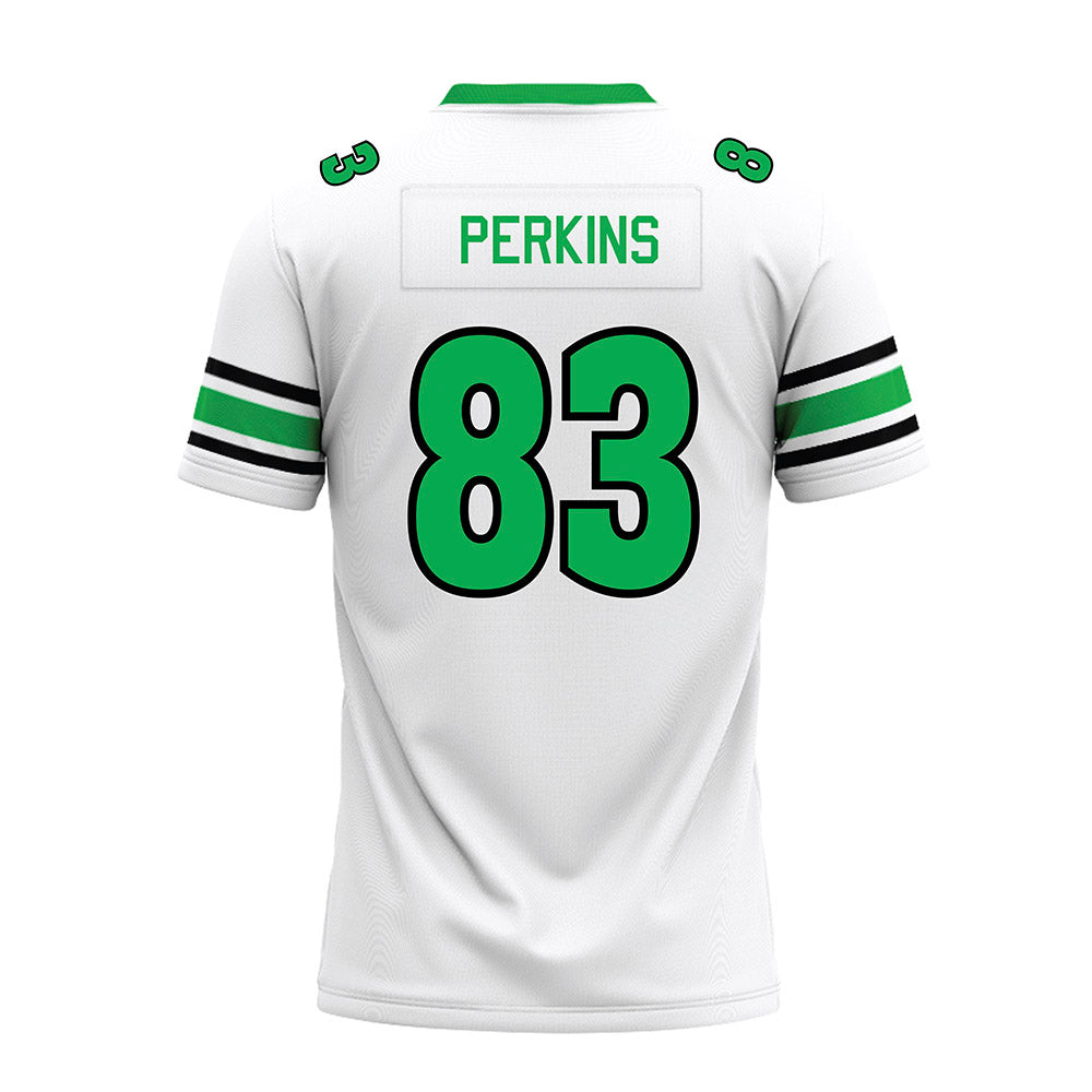 Marshall - NCAA Football : Ty Perkins - White Premium Football Jersey-1