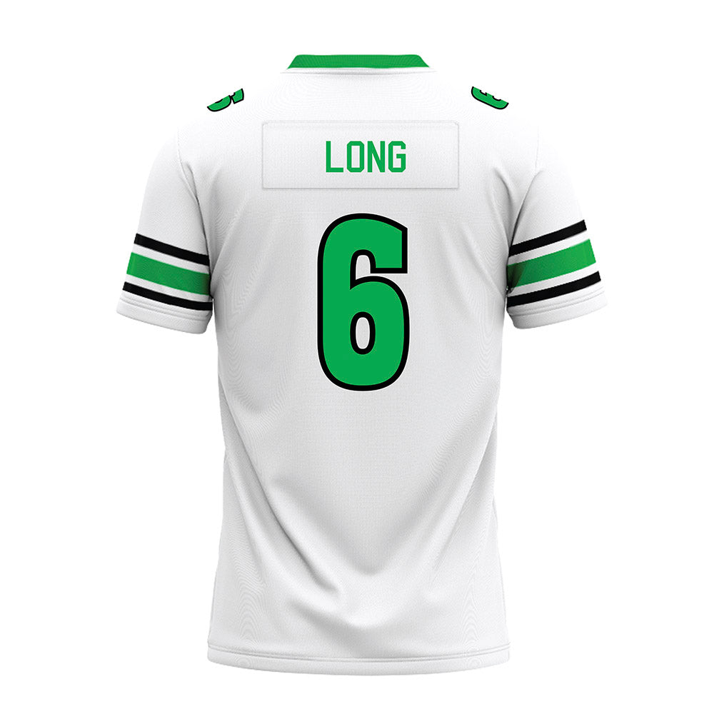 Marshall - NCAA Football : Jacqai Long - White Premium Football Jersey-1