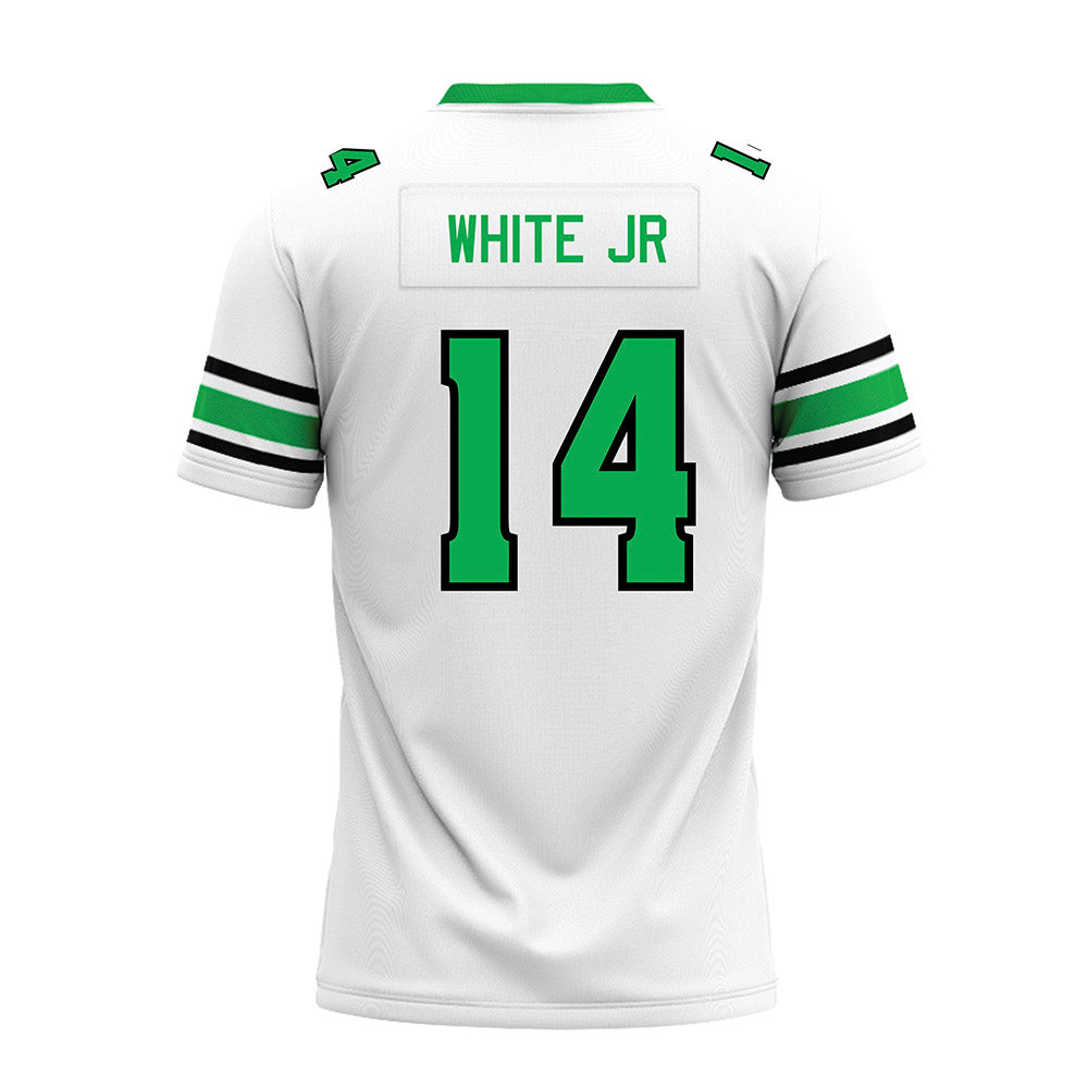 Marshall - NCAA Football : Sherone White JR - White Premium Football Jersey-1