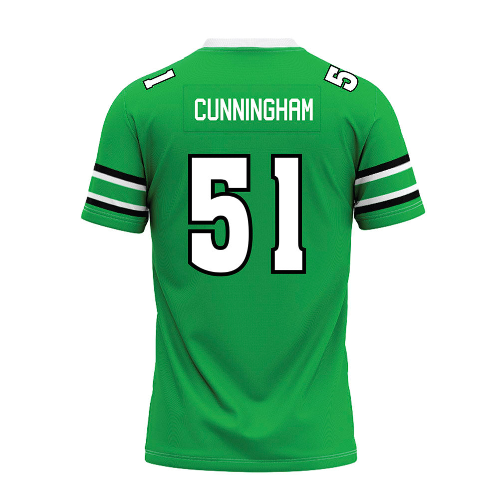 Marshall - NCAA Football : Jaxson Cunningham - Green Premium Football Jersey-1