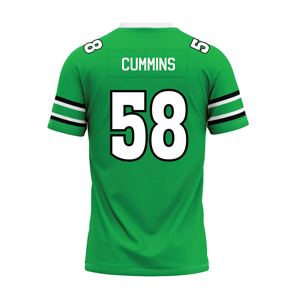 Marshall - NCAA Football : Michael Cummins - Green Premium Football Jersey-1