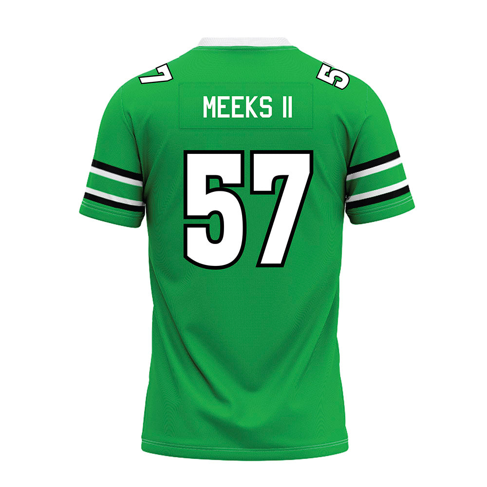 Marshall - NCAA Football : Eric Meeks II - Green Premium Football Jersey-1
