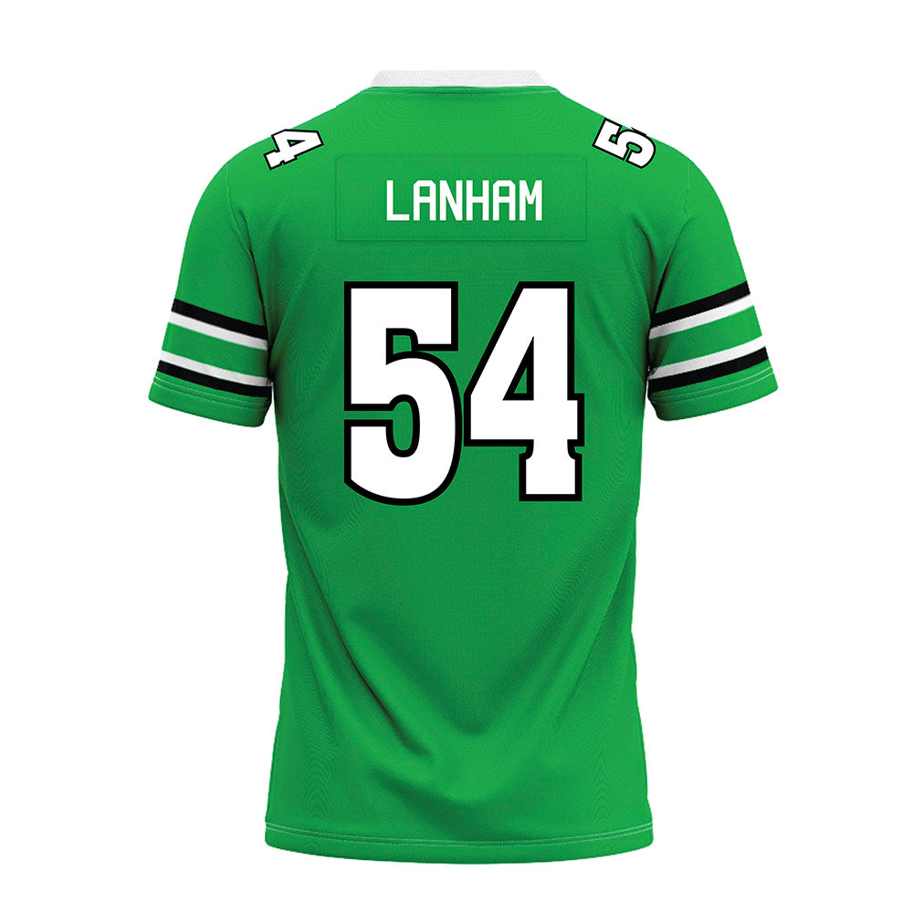 Marshall - NCAA Football : Drake Lanham - Green Premium Football Jersey-1