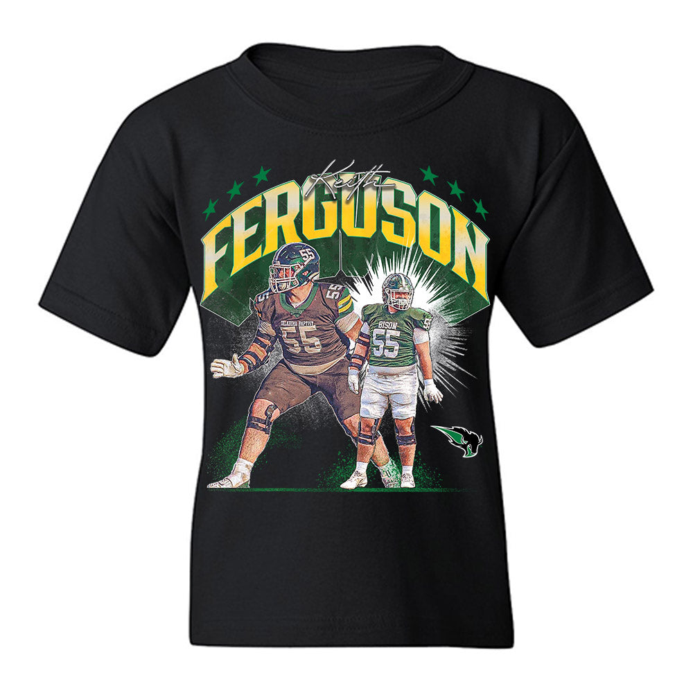 OKBU - NCAA Football : Keith Ferguson - Youth T-Shirt-0