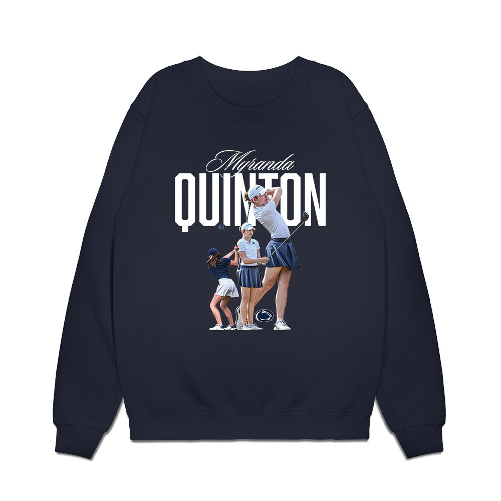 Penn State - NCAA Women's Golf : Myranda Quinton - Collage Premium Crewneck Sweatshirt-0