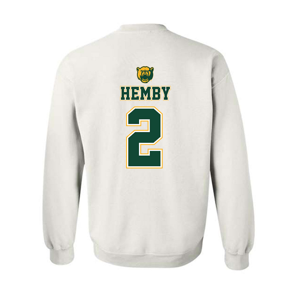 Baylor - NCAA Acrobatics & Tumbling : Charlyze Hemby - National Champions Shersey Crewneck Sweatshirt-1