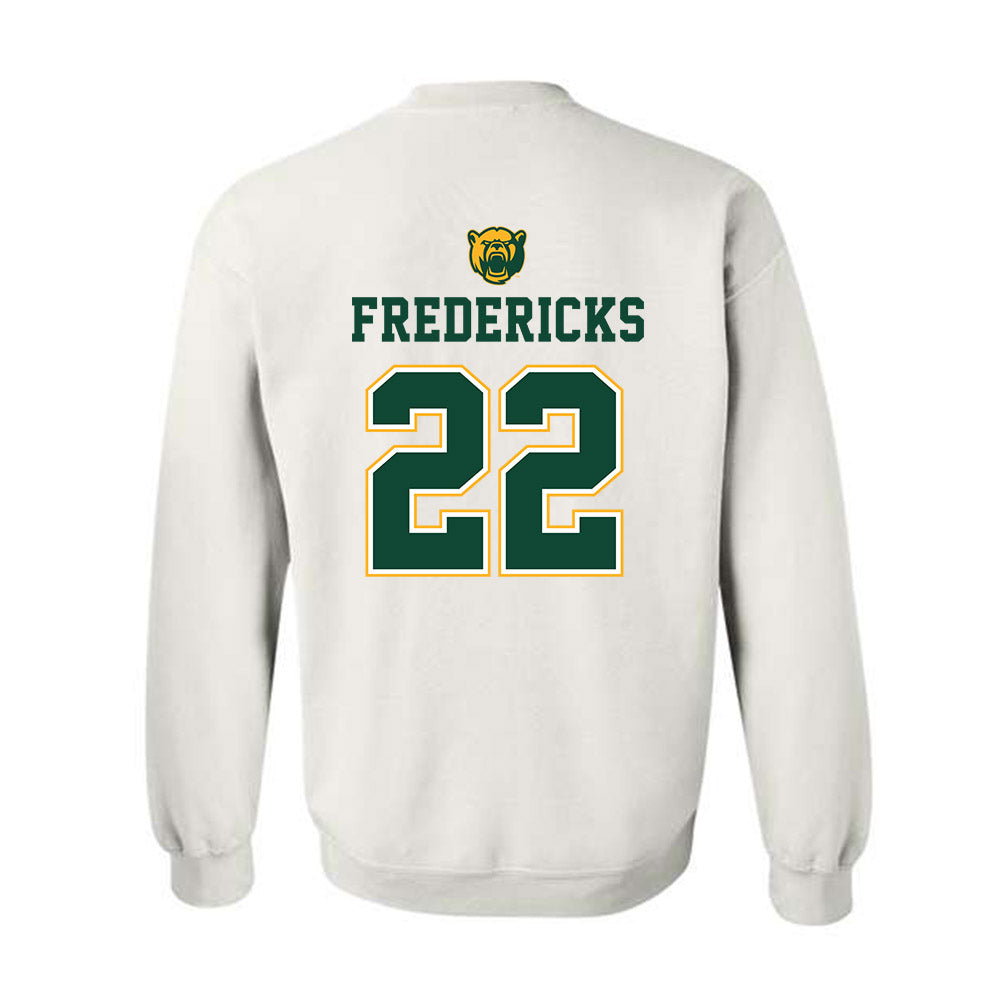 Baylor - NCAA Acrobatics & Tumbling : Leah Fredericks - National Champions Shersey Crewneck Sweatshirt-1