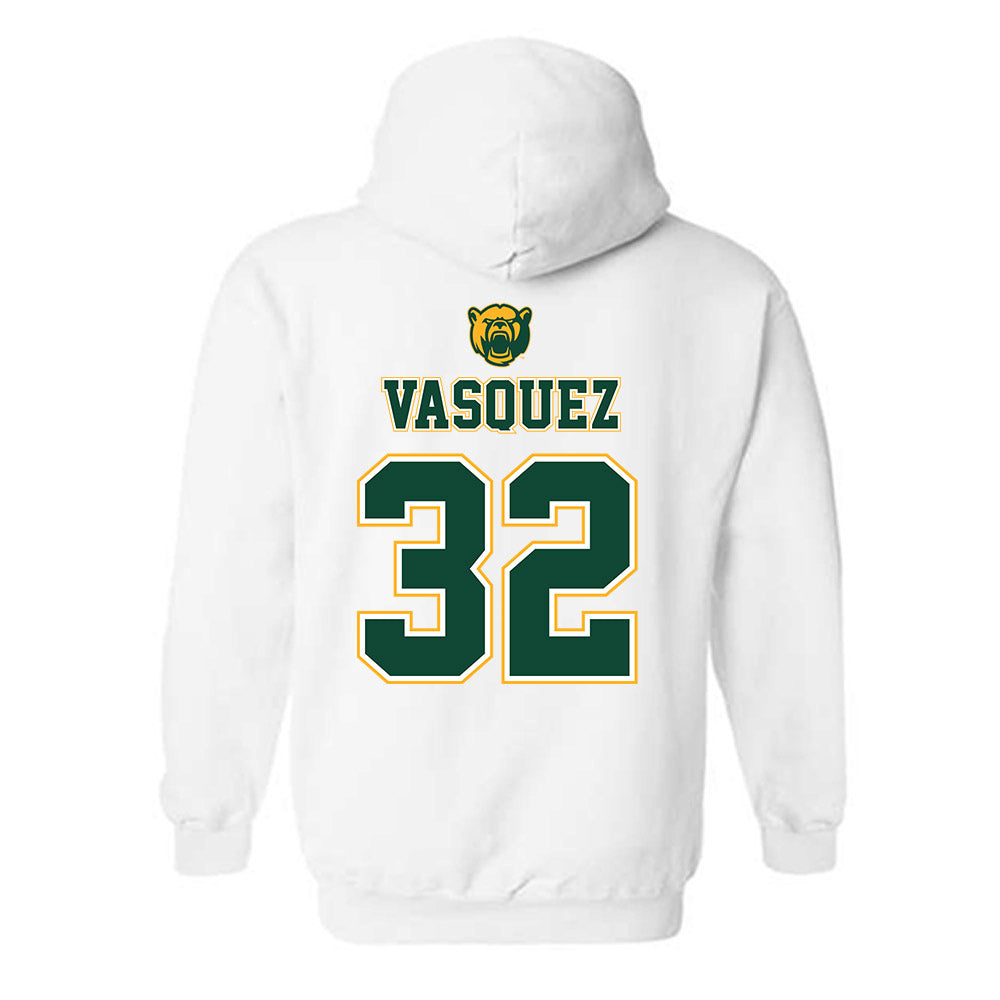 Baylor - NCAA Acrobatics & Tumbling : Makayla Vasquez - National Champions Shersey Hooded Sweatshirt-1