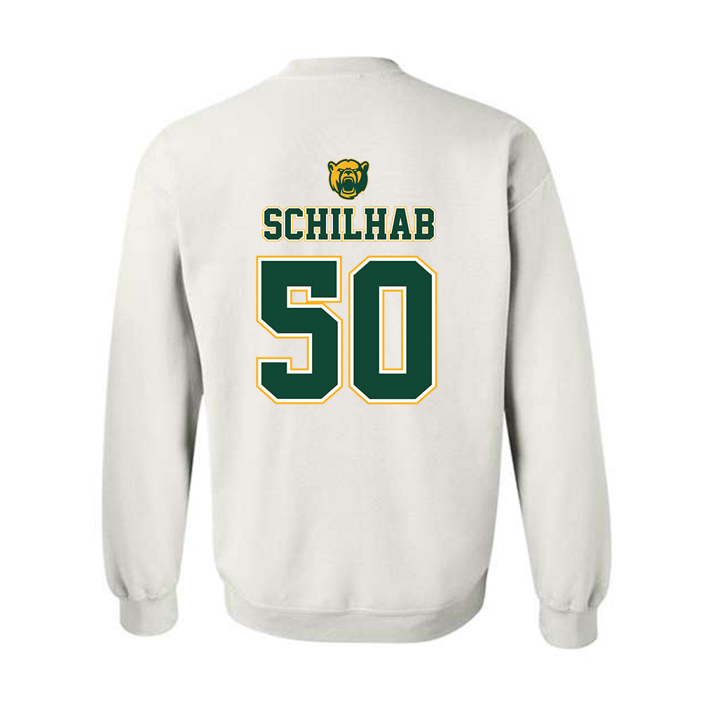 Baylor - NCAA Acrobatics & Tumbling : Kensey Schilhab - National Champions Shersey Crewneck Sweatshirt-1