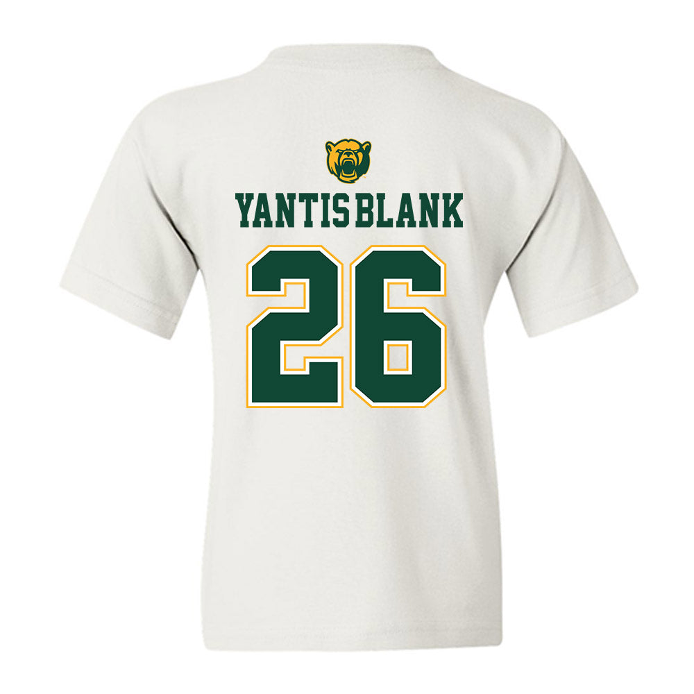 Baylor - NCAA Acrobatics & Tumbling : Kailey Yantis-Blank - National Champions Shersey Youth T-Shirt-1