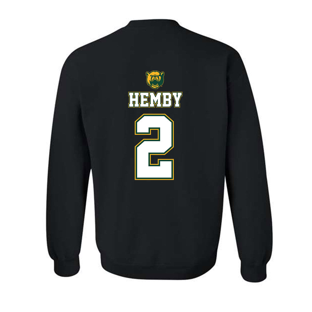 Baylor - NCAA Acrobatics & Tumbling : Charlyze Hemby - National Champions Shersey Crewneck Sweatshirt-1