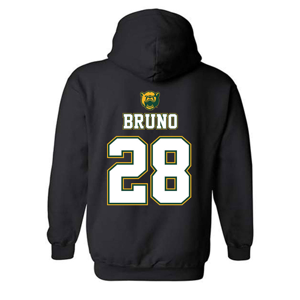 Baylor - NCAA Acrobatics & Tumbling : Carleigh Bruno - National Champions Shersey Hooded Sweatshirt-1