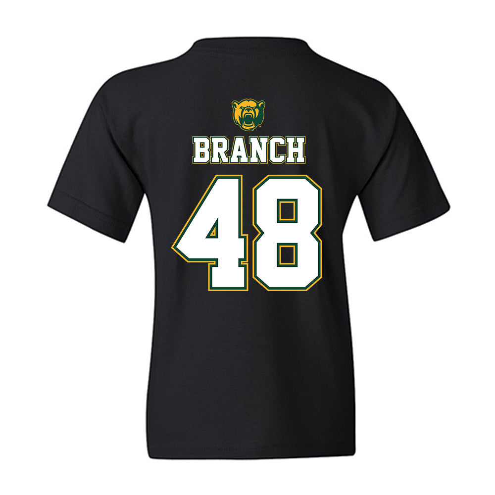 Baylor - NCAA Acrobatics & Tumbling : D'Ahni Branch - National Champions Shersey Youth T-Shirt-1