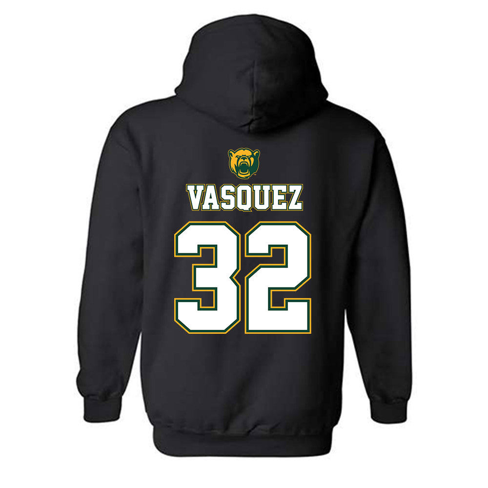 Baylor - NCAA Acrobatics & Tumbling : Makayla Vasquez - National Champions Shersey Hooded Sweatshirt-1