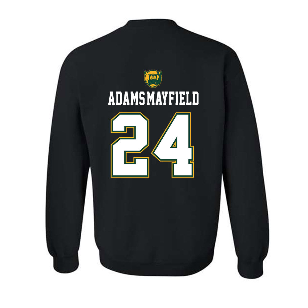 Baylor - NCAA Acrobatics & Tumbling : Aaliyah Adams-Mayfield - National Champions Shersey Crewneck Sweatshirt-1