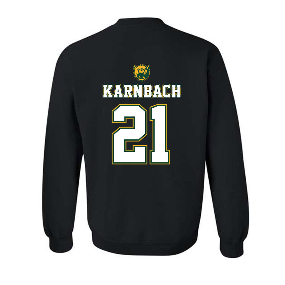 Baylor - NCAA Acrobatics & Tumbling : Cassandra Karnbach - National Champions Shersey Crewneck Sweatshirt-1