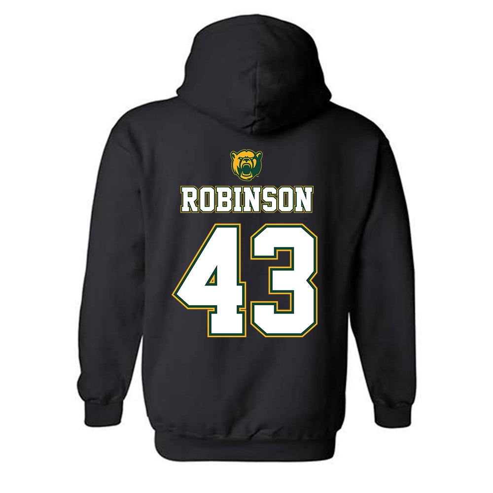 Baylor - NCAA Acrobatics & Tumbling : Kelsey Robinson - National Champions Shersey Hooded Sweatshirt-1