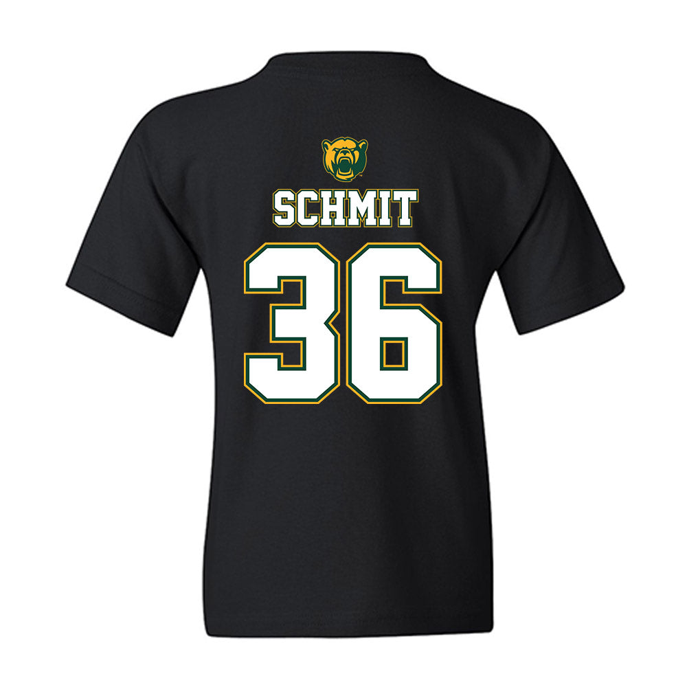 Baylor - NCAA Acrobatics & Tumbling : Novalee Schmit - National Champions Shersey Youth T-Shirt-1
