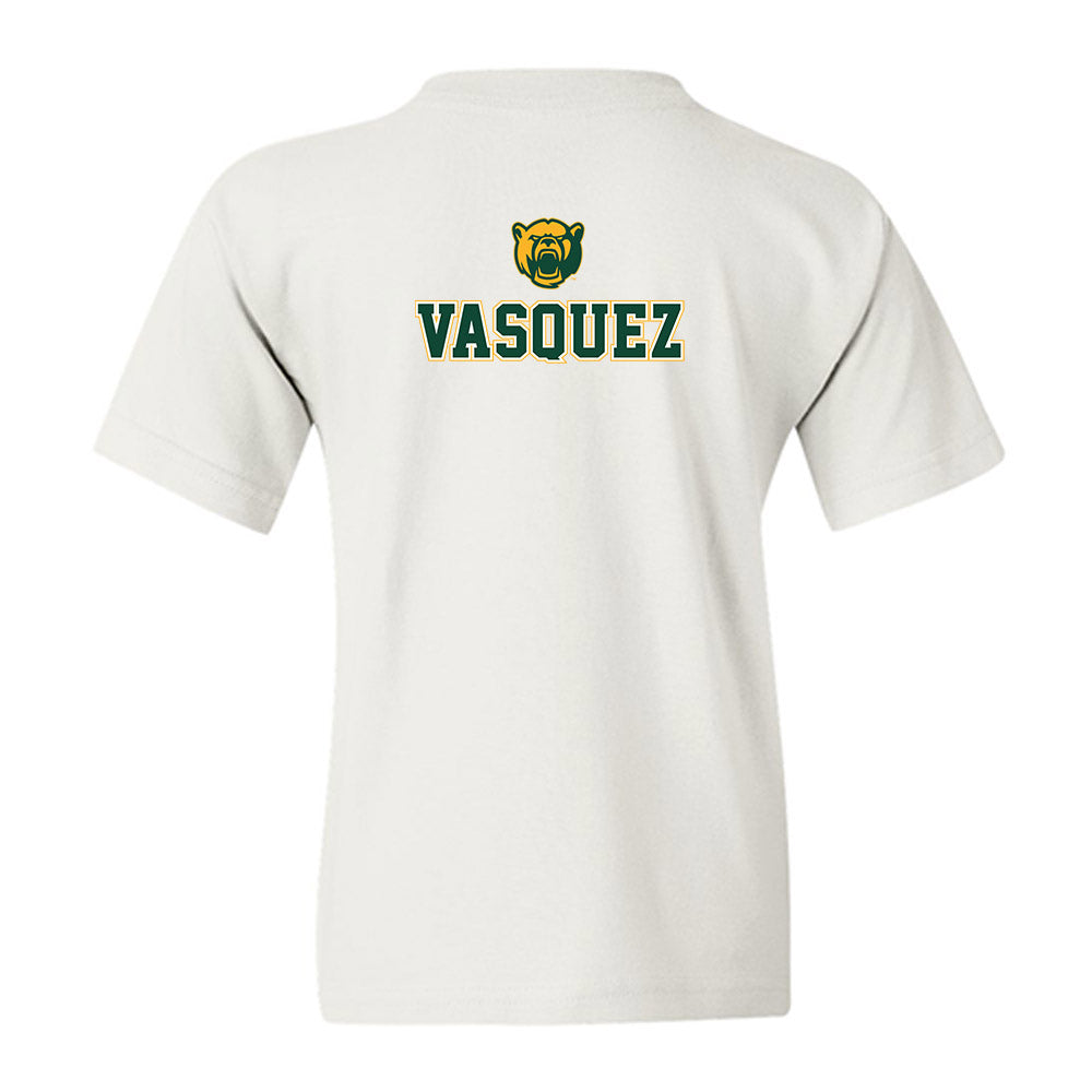 Baylor - NCAA Acrobatics & Tumbling : Makayla Vasquez - National Champions Shersey Youth T-Shirt-1