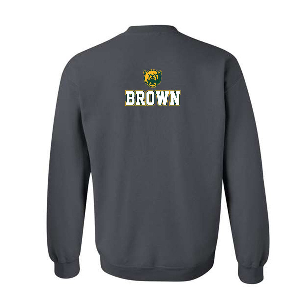 Baylor - NCAA Acrobatics & Tumbling : Morgan Brown - National Champs Shersey Crewneck Sweatshirt-1