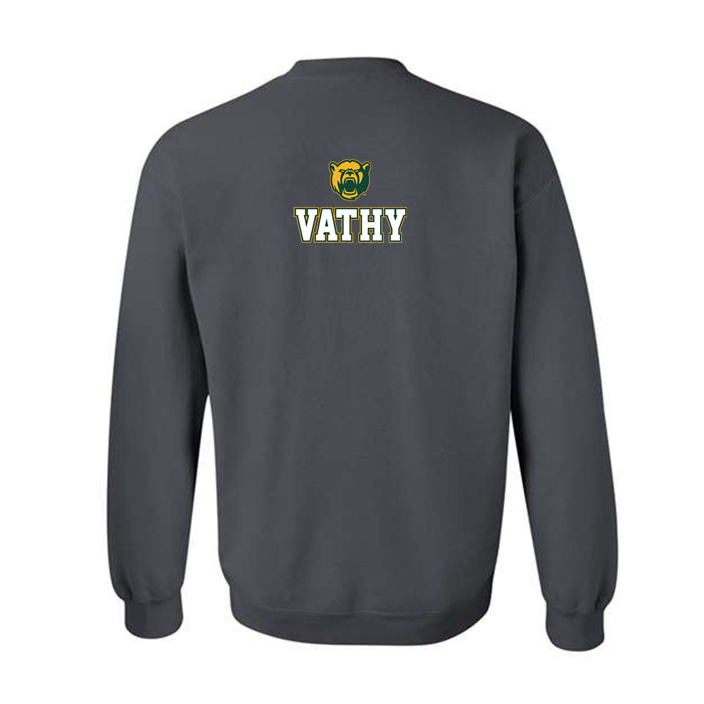 Baylor - NCAA Acrobatics & Tumbling : Gabriella Vathy - National Champs Shersey Crewneck Sweatshirt-1