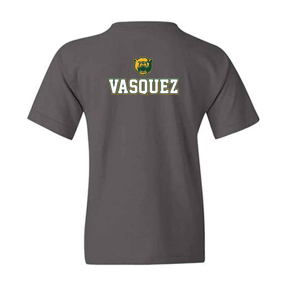 Baylor - NCAA Acrobatics & Tumbling : Makayla Vasquez - National Champs Shersey Youth T-Shirt-1