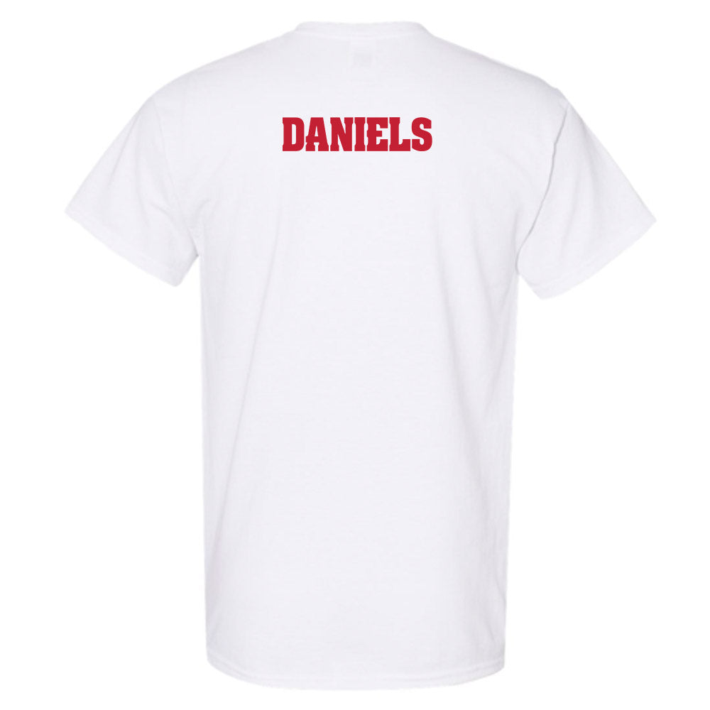 Wisconsin - NCAA Men's Swimming & Diving : Lucas Daniels - Classic Shersey T-Shirt-1