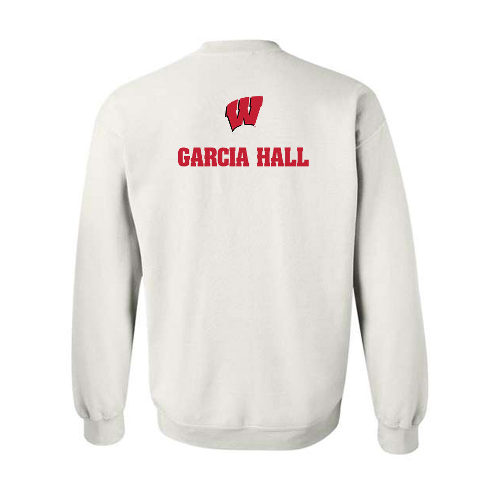 Wisconsin - NCAA Women's Rowing : Piper Garcia Hall - Sports Shersey Crewneck Sweatshirt-1