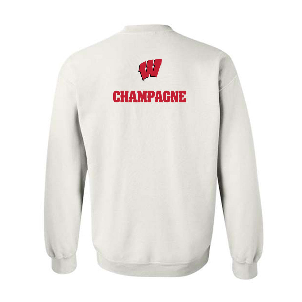 Wisconsin - NCAA Women's Rowing : Valerie Champagne - Sports Shersey Crewneck Sweatshirt-1