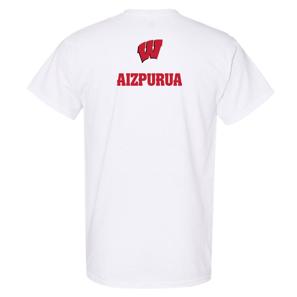 Wisconsin - NCAA Women's Track & Field : Luciana Aizpurua - Sports Shersey T-Shirt-1