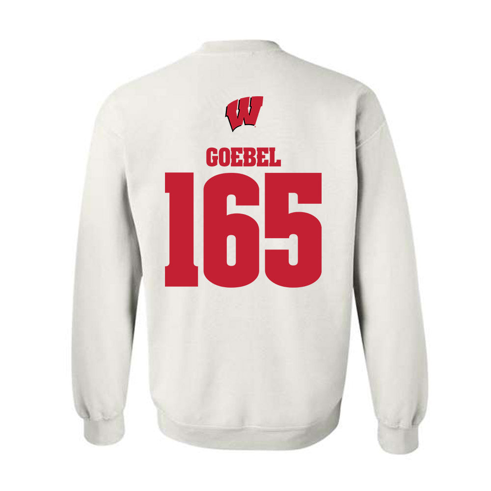 Wisconsin - NCAA Wrestling : Cody Goebel - Sports Shersey Crewneck Sweatshirt-1