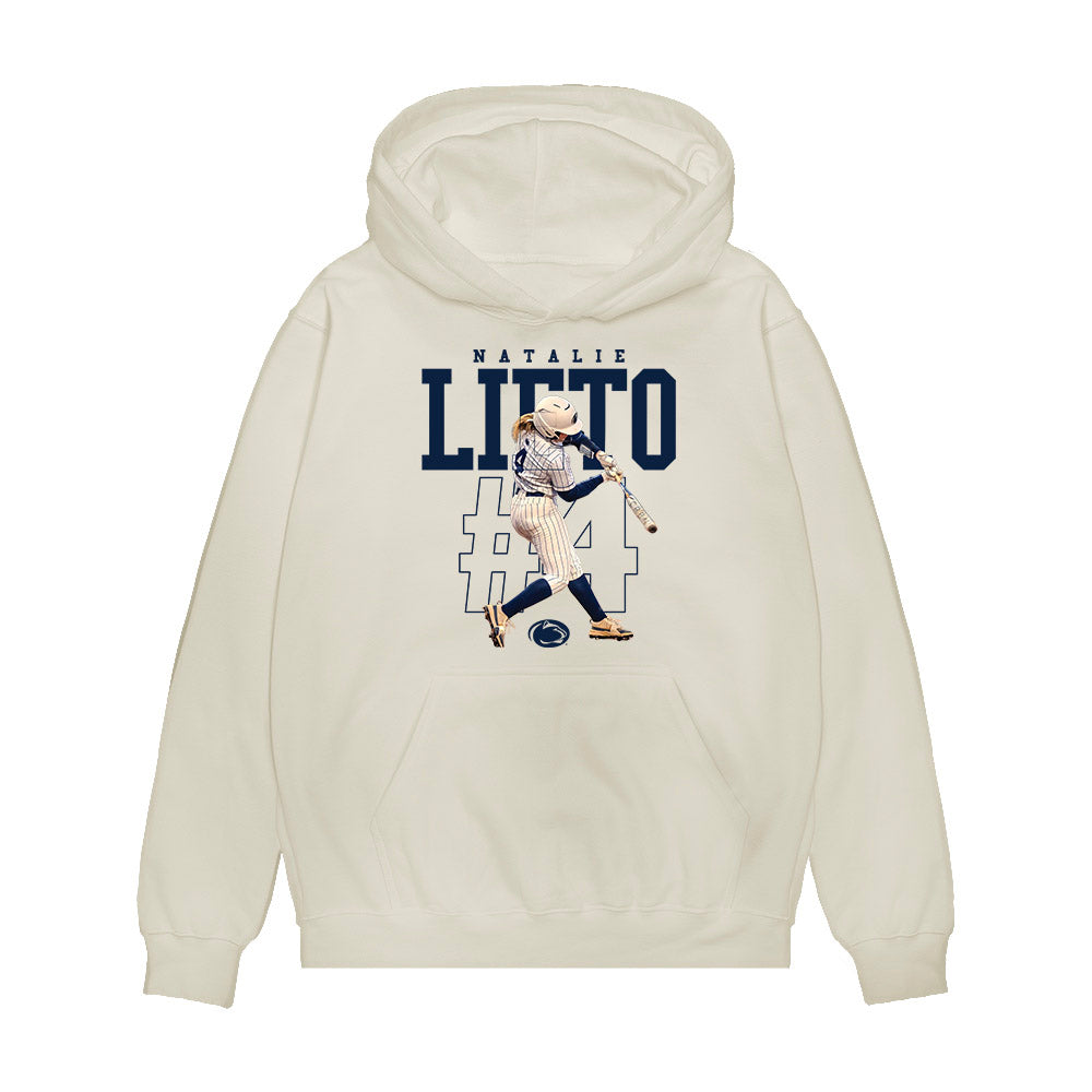 Penn State - NCAA Softball : Natalie Lieto - Collage Premium Hooded Sweatshirt-0